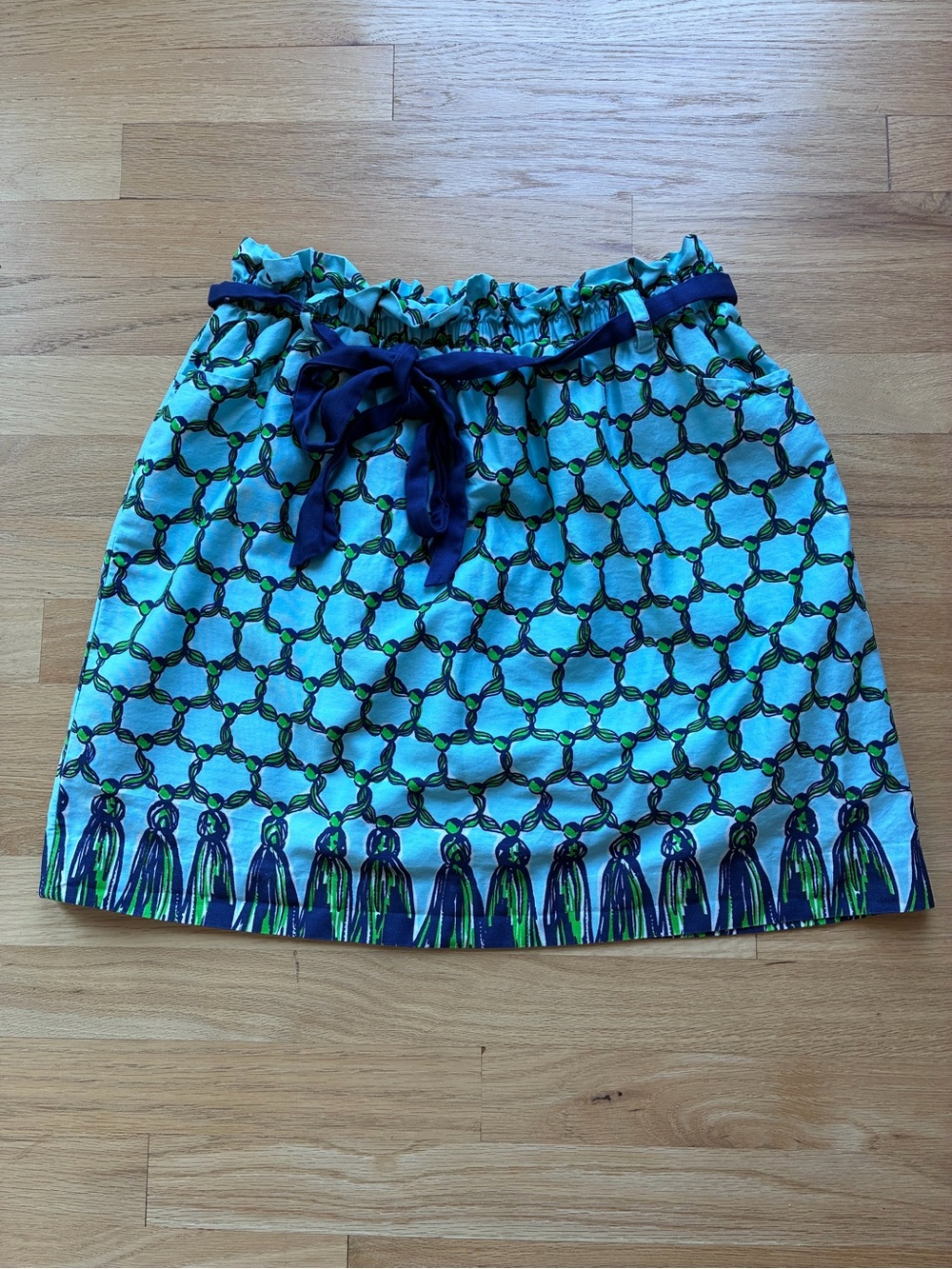 Lilly Pulitzer Sz S Avery Macrame Me Lined Pull On Skirt with pockets